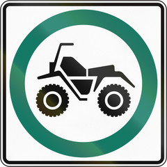 ATV Lane in Canada