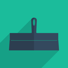 Flat icons modern design with shadow of trowel