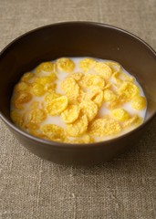 cornflakes with milk