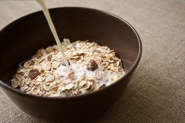 muesli with milk