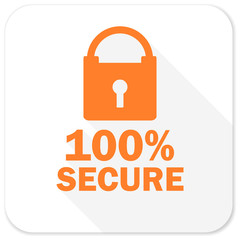secure flat icon