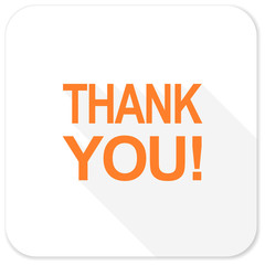 thank you flat icon