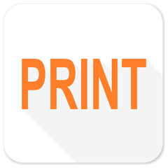 print flat icon