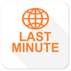 last minute flat icon