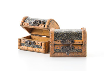 wood coffer