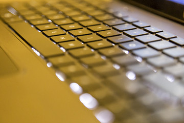 Yellow keyboard