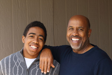 African American Father and Son