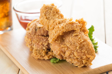 fried crispy chicken