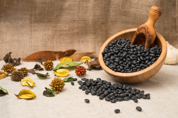 Black Turtle Beans, Phaseolus Vulgaris, Fagioli neri, Italy