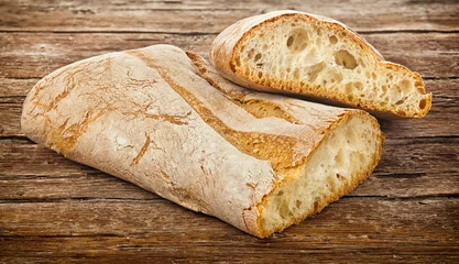 Fotobehang Ciabatta bread © Antonio Gravante