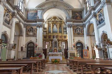 Fototapeta na wymiar Venice - Church chiesa di Santa Maria del Giglio. 