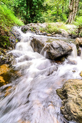 Khlong Lan waterfall in national park, Kamphaeng Phet Thailand.