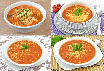 zupa pomidorowa z makaronem