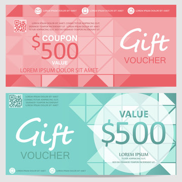 gift voucher blue and blue