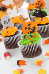 Halloween cupcakes