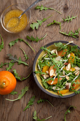 Arugula Salad with Mandarin Vinaigrette