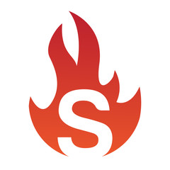 Initial Fire Logo