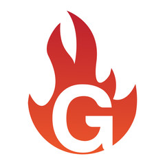 Initial Fire Logo