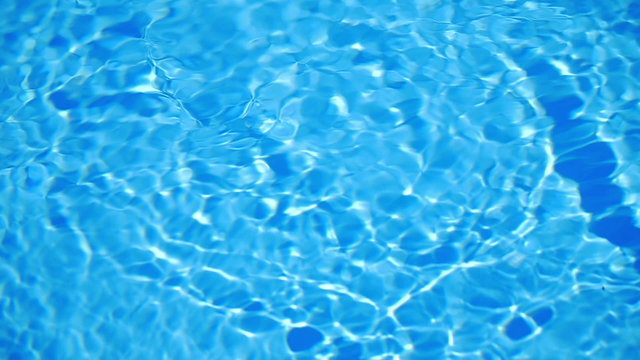 The beautiful water texture. Slow motion capture