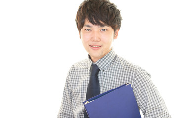 笑顔のビジネスマン