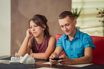 couple at the table