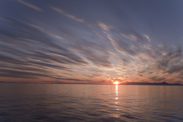 Russia, Magadan region, Coney peninsula, The Sea of Okhotsk, Cape Taran