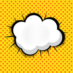 Speech Bubble Pop Art Background Vector 