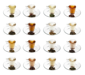 Varieties of teas
