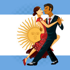 Tango Dance
Couple Performing an Argentines Tango Dance 
