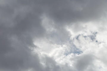 Storm sky with clouds