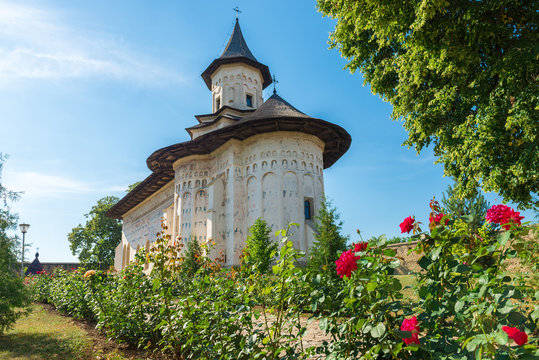 Probota Monastery in Probota, Suceava County, Romania