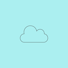 Vector cloud icon. Easy to edit.