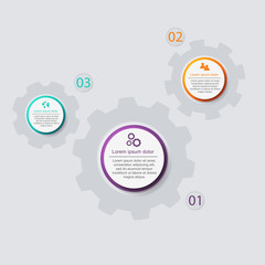 Vector colorful info graphics for your business presentations.