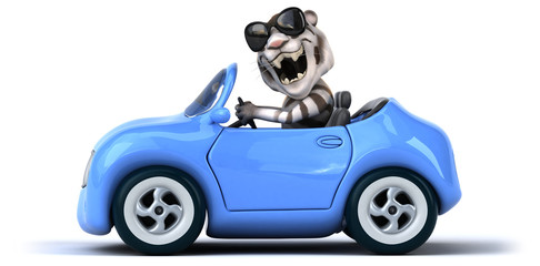 Obraz premium Fun tiger