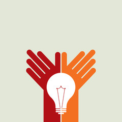 Reach idea with human hand