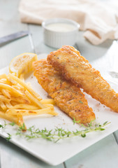 fish and chip meal