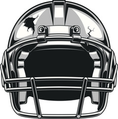 Helmet for playing football © Andrey1005