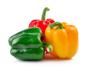  pepper on white background