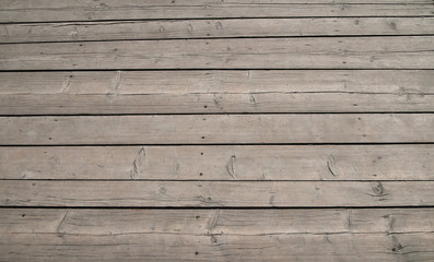 Fototapeta na wymiar Vintage wooden panel with horizontal planks and gaps
