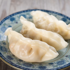 Chinese cooking fresh dumplings