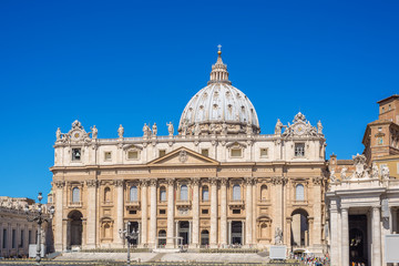 Fototapeta na wymiar Saint Peter's Basilica - Rome - Italy