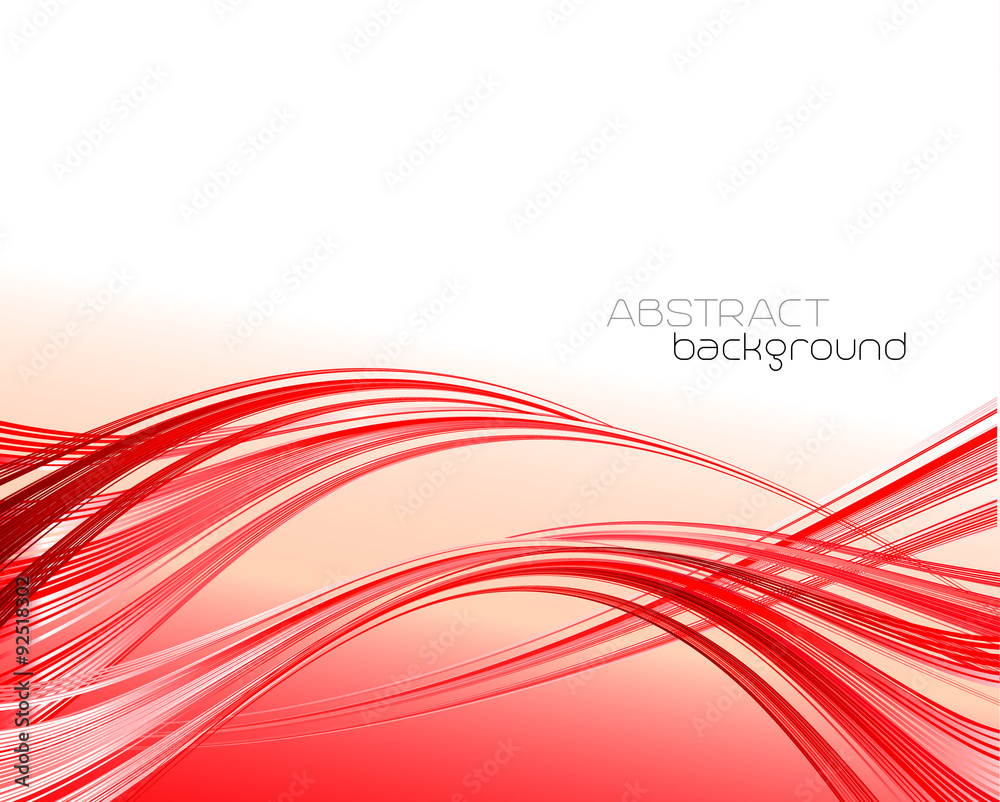 Poster red abstract background. vector
