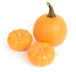 Obraz premium Three pumpkins