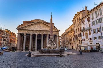 Naklejka premium Panteon - Rzym - Włochy