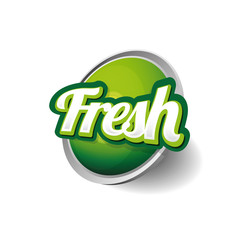 Fresh vector button