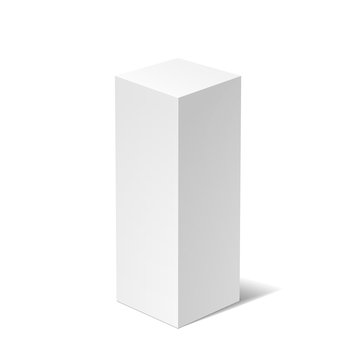 White 3D box 