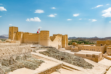 Bahla Fort is one of four historic fortresses situated at the foot of the Djebel Akhdar highlands in Oman. It has led to its designation as a UNESCO World Heritage Site and is known as Qal'at Bahla'. 