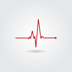 Heartbeat vector illustration - 92522904