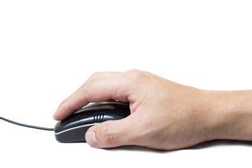 .Use finger drag the mouse to select data and information