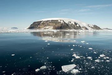 Wandcirkels aluminium Iceberg, Mer de Weddell, Antarctique © JAG IMAGES